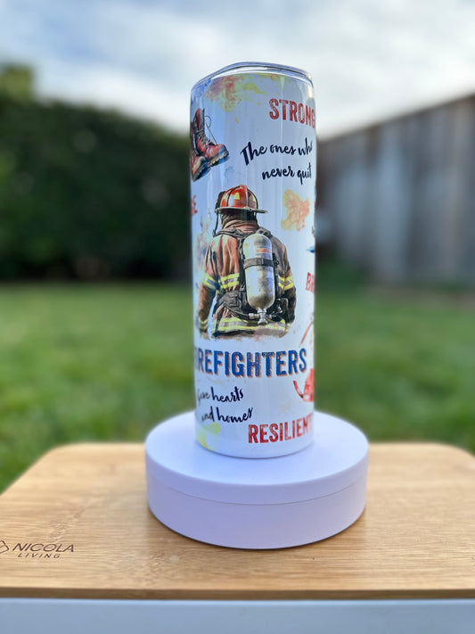 Firefighter Strong 20 Ounce Tumbler