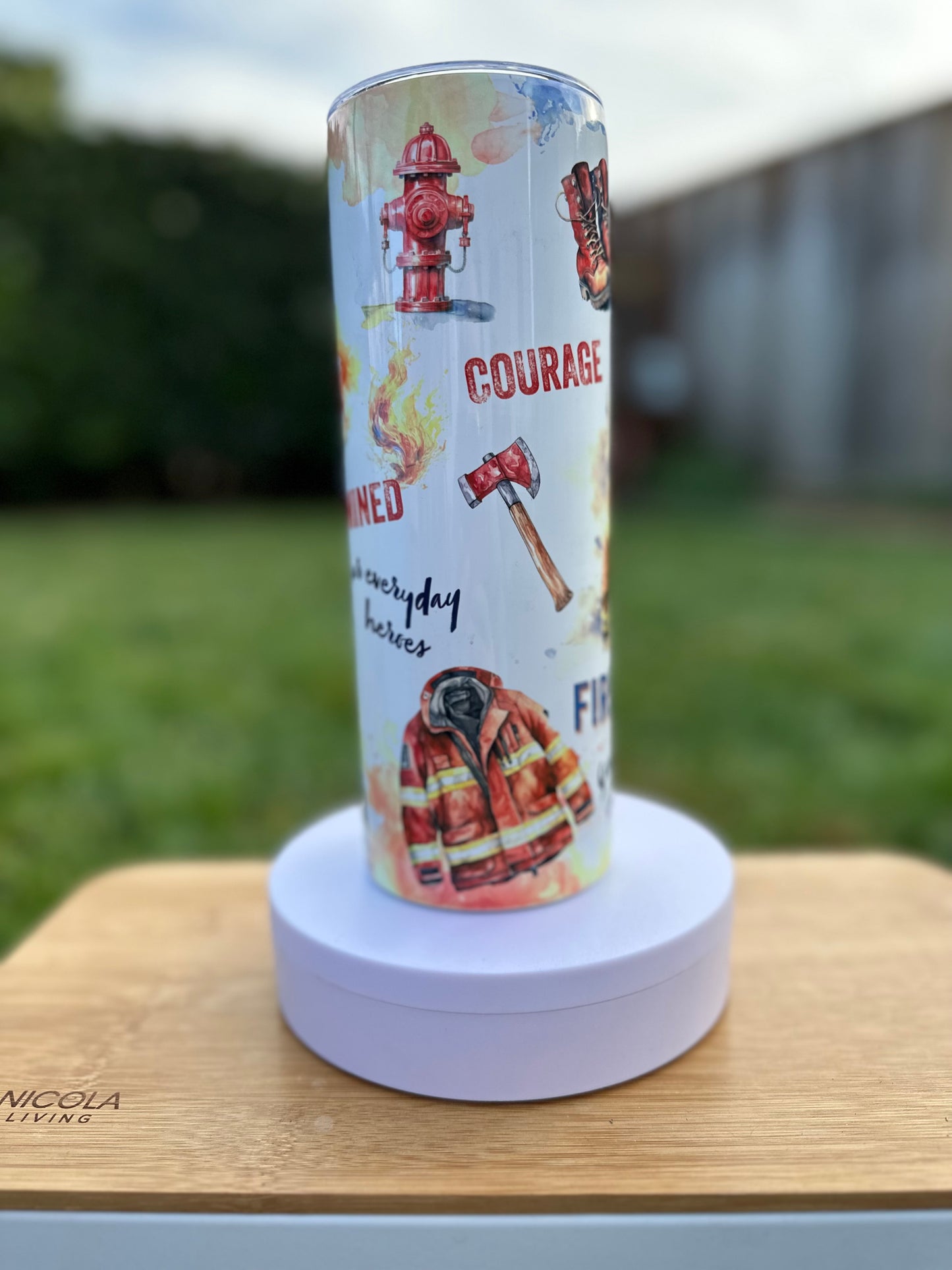 Firefighter Strong 20 Ounce Tumbler