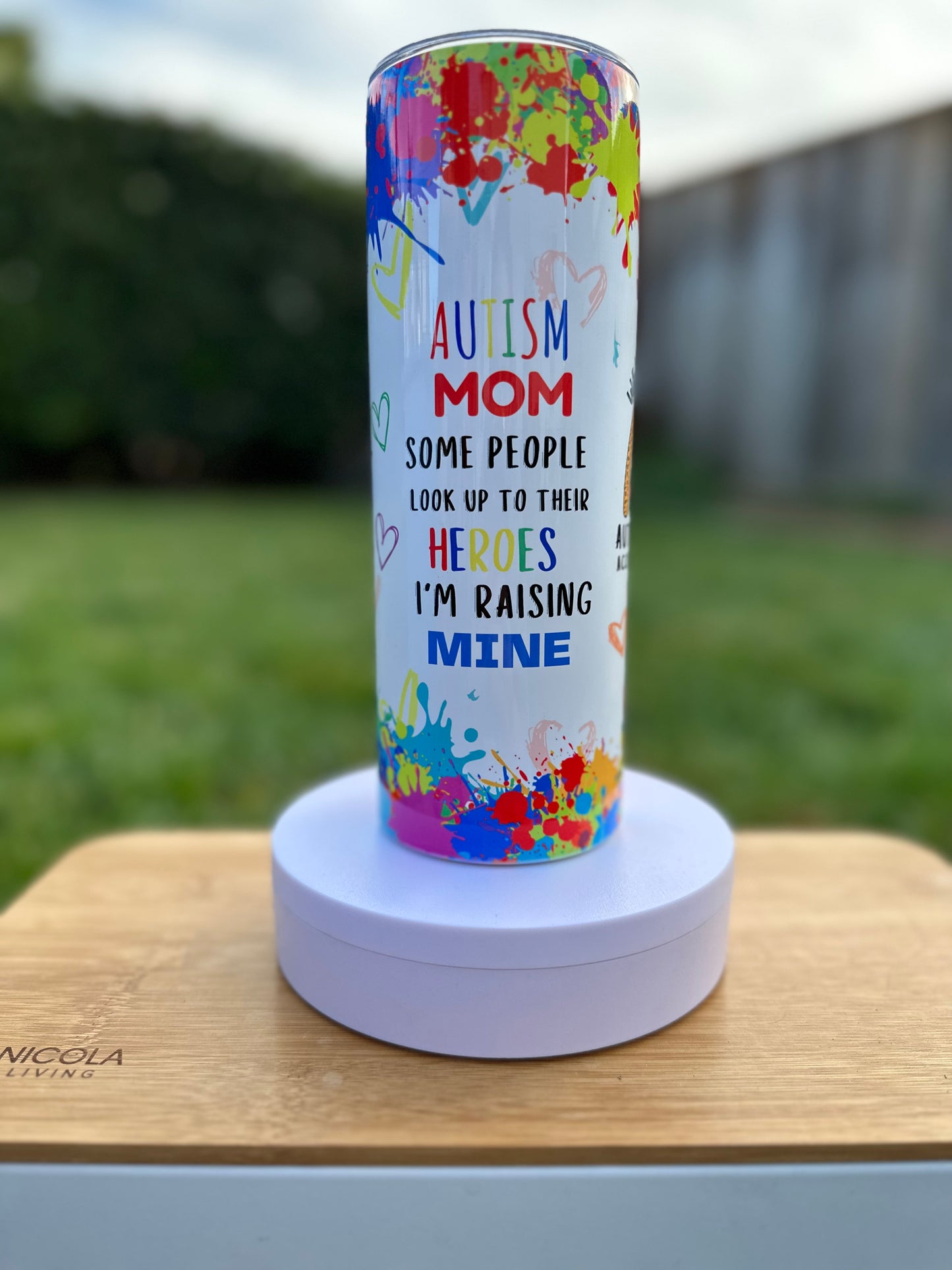 Autism Mama 20 Ounce Tumbler