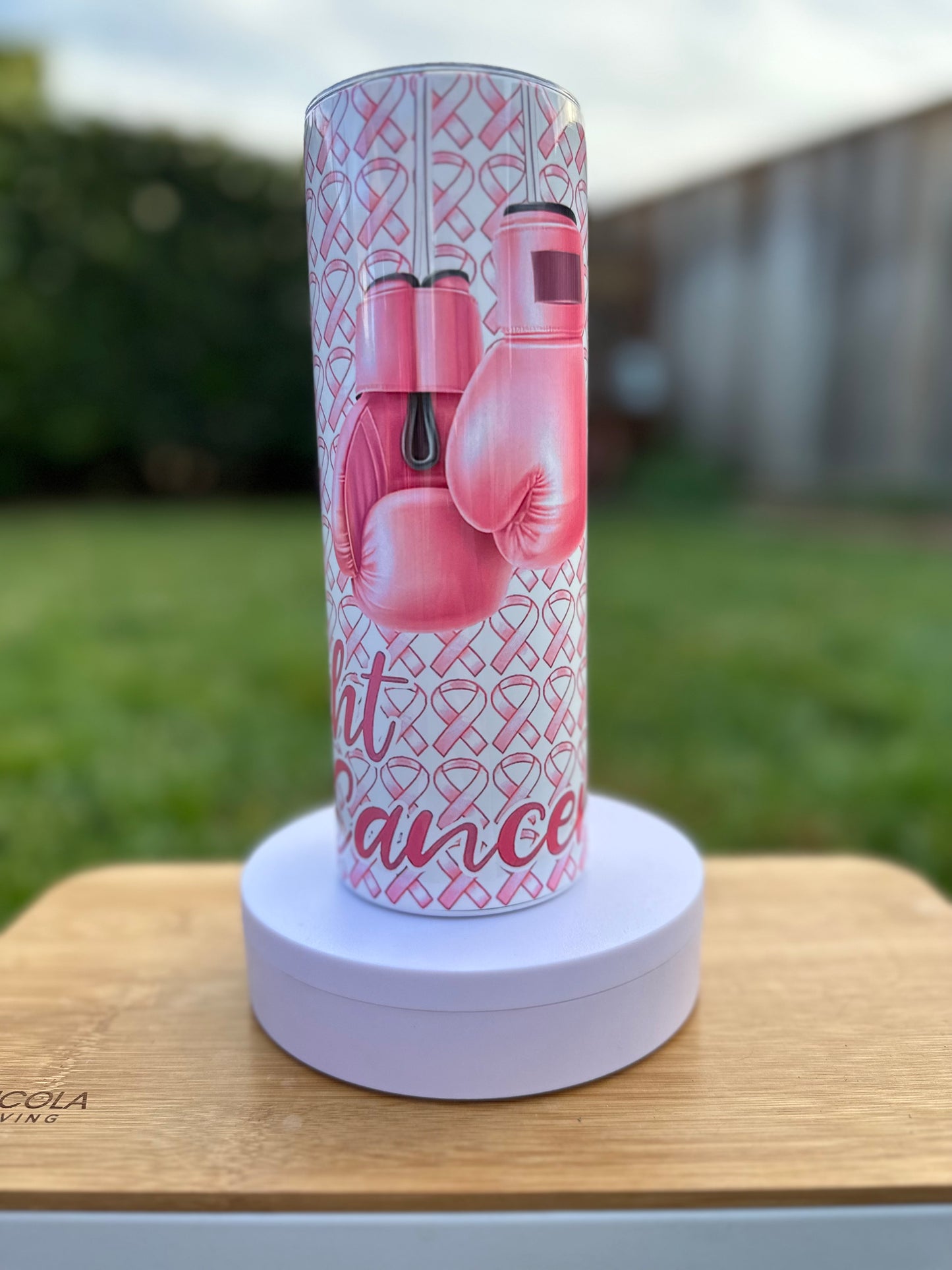 Fight Breast Cancer 20 Ounce Tumbler