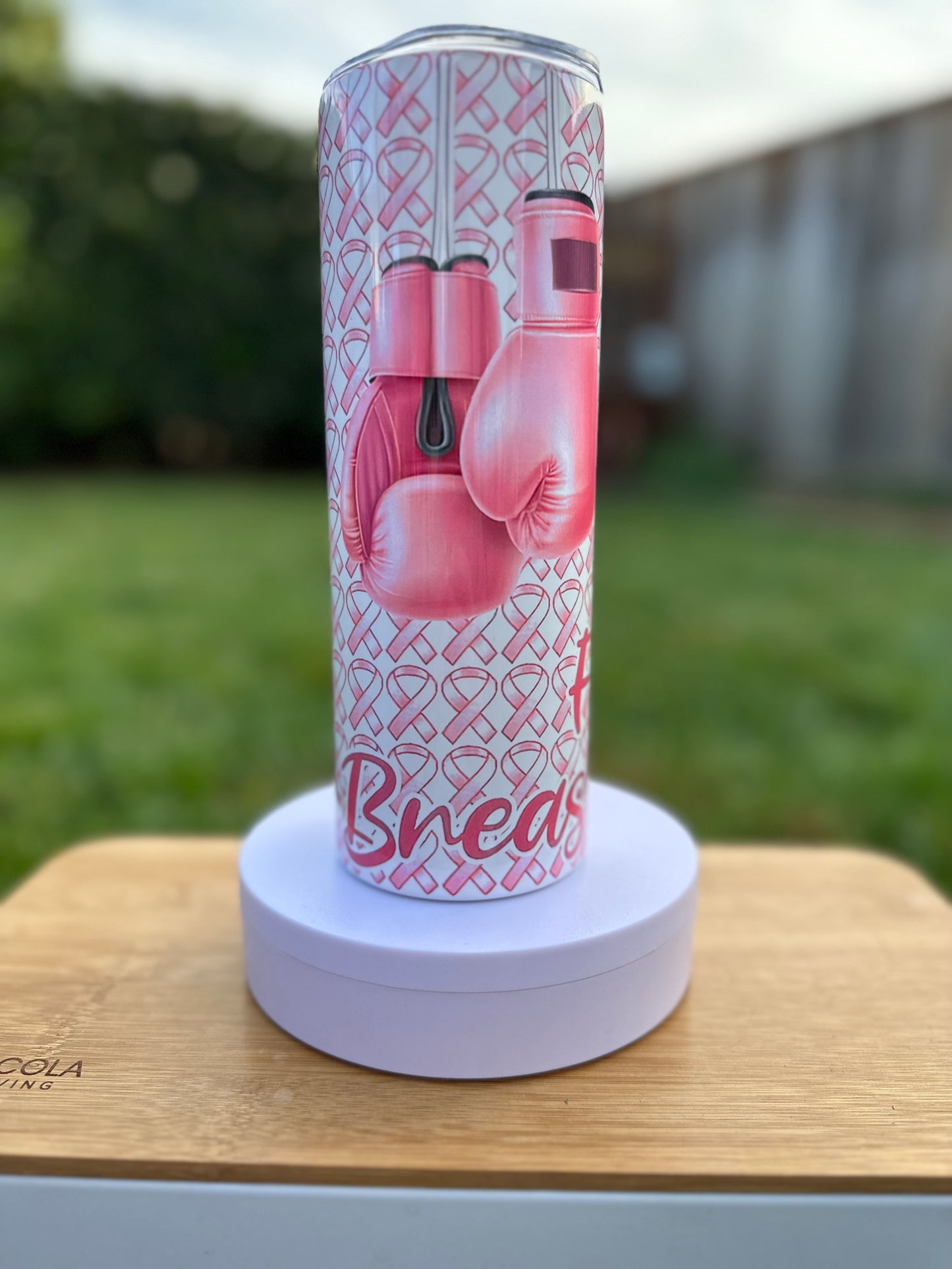 Fight Breast Cancer 20 Ounce Tumbler