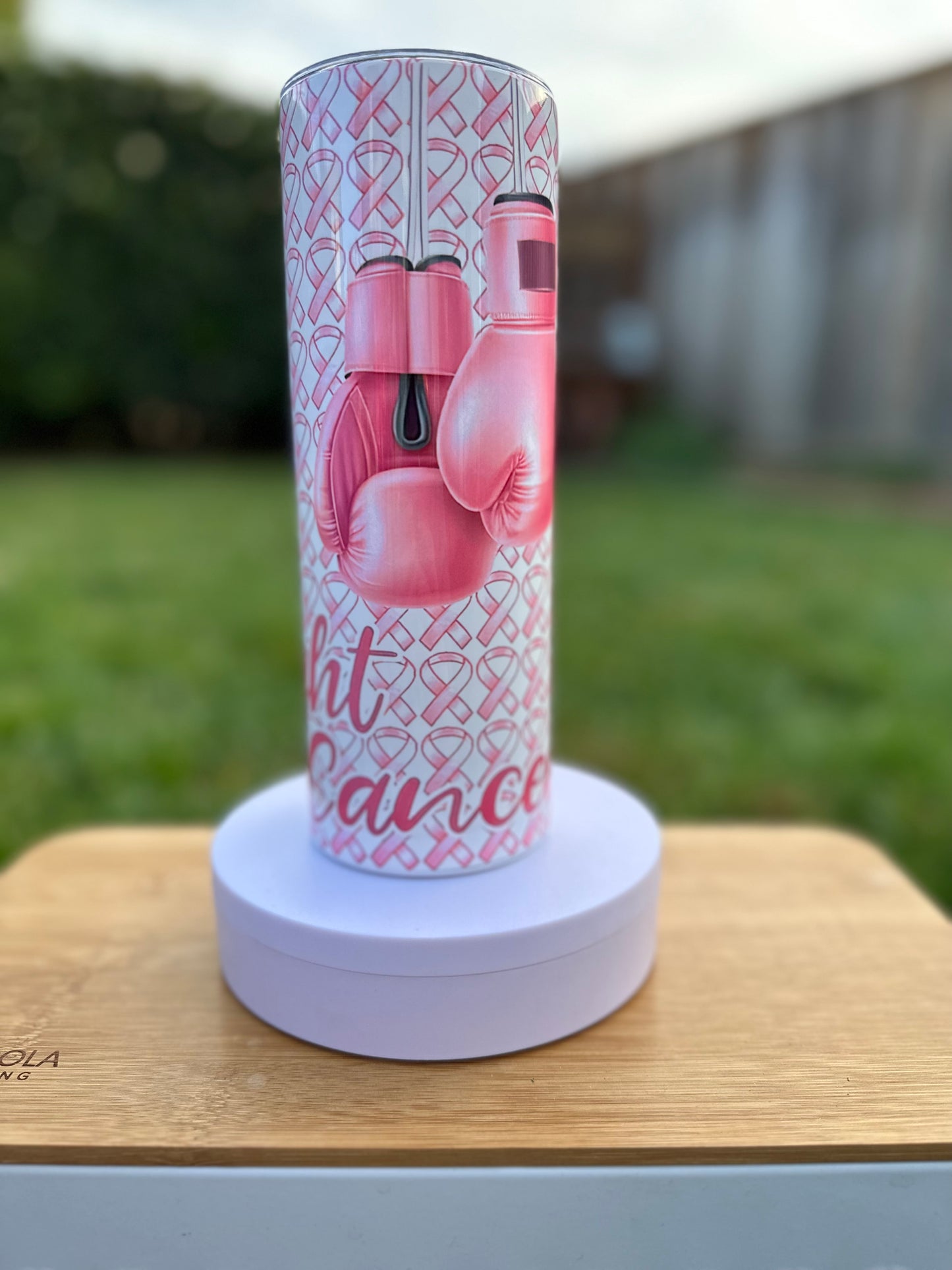 Fight Breast Cancer 20 Ounce Tumbler