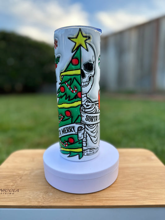 Sorta Merry Sorta Scary 20 Ounce Tumbler