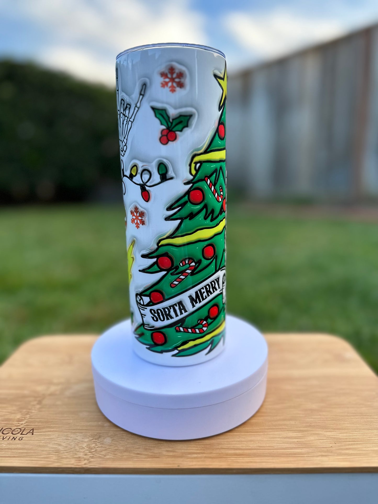 Sorta Merry Sorta Scary 20 Ounce Tumbler