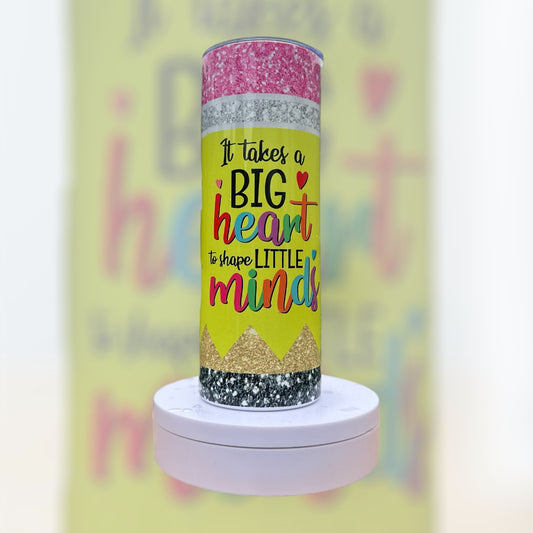 Glitter Pencil 20 Ounce Tumbler