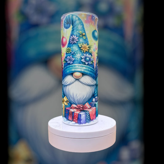 Christmas Colorful Gnome 20 Ounce Tumbler