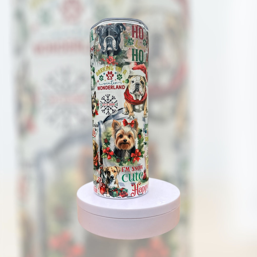 Christmas Pup 20 Ounce Tumbler